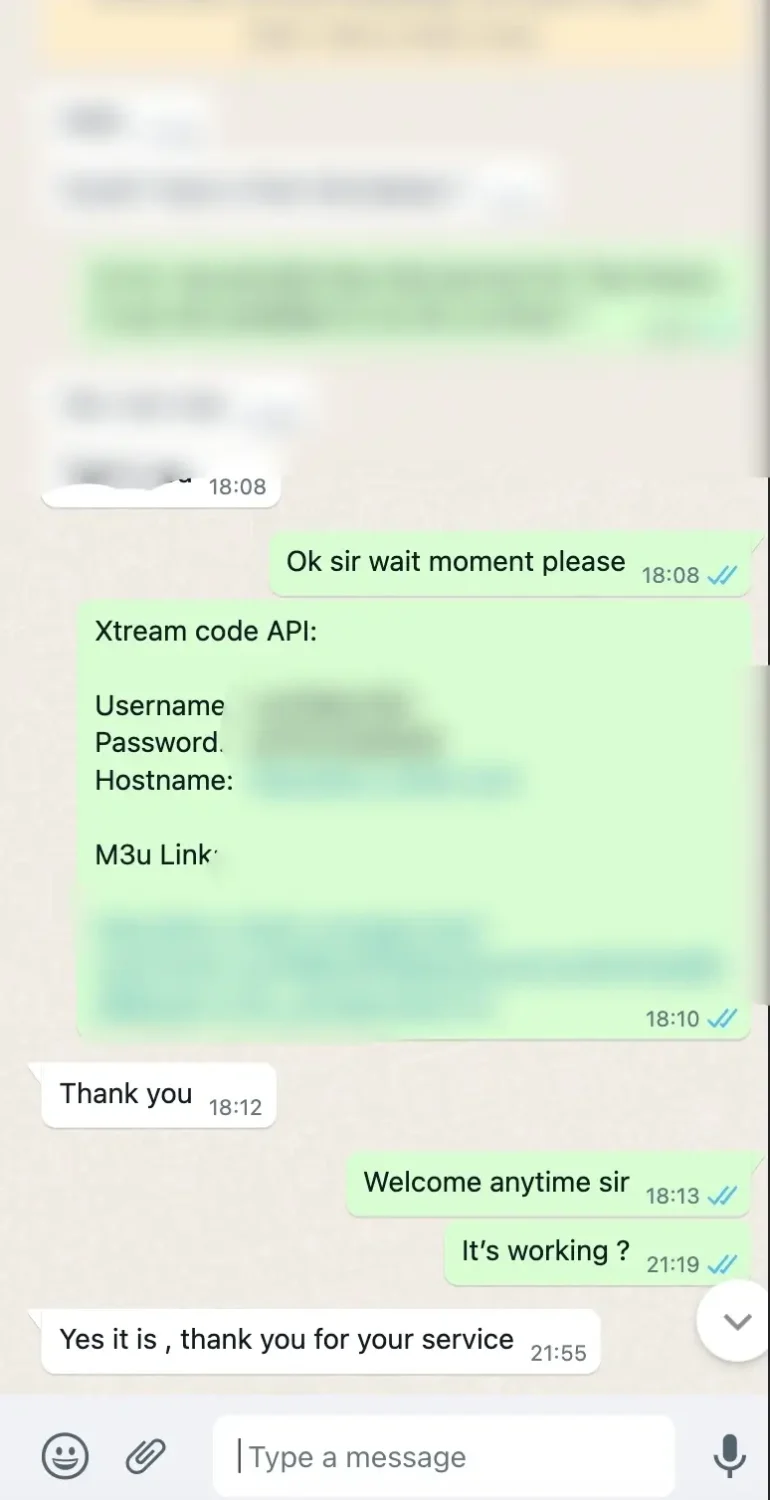 WhatsApp Customer Review 1