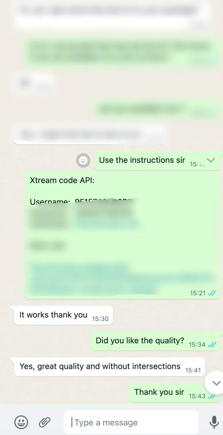 WhatsApp Customer Review 2