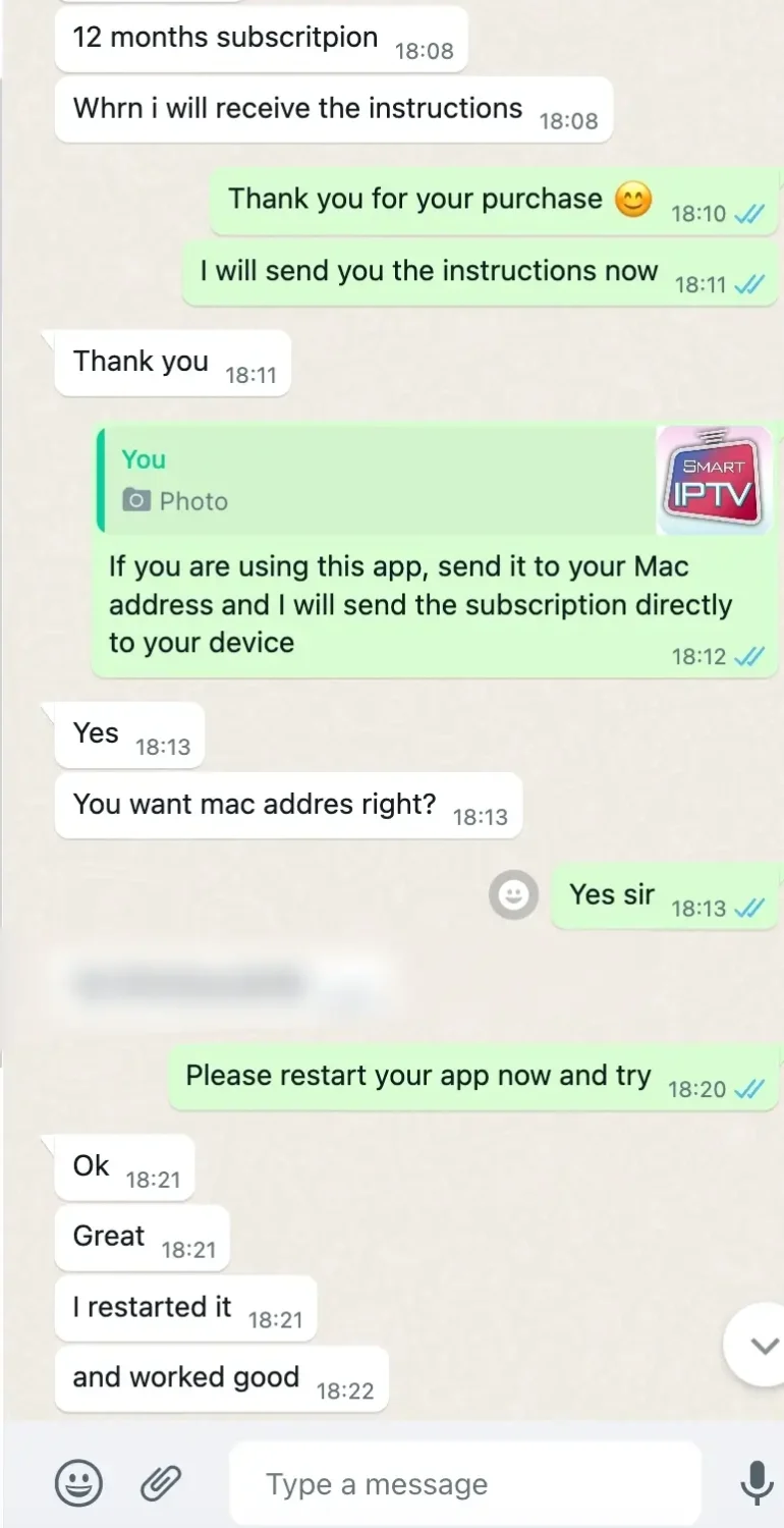 WhatsApp Customer Review 4