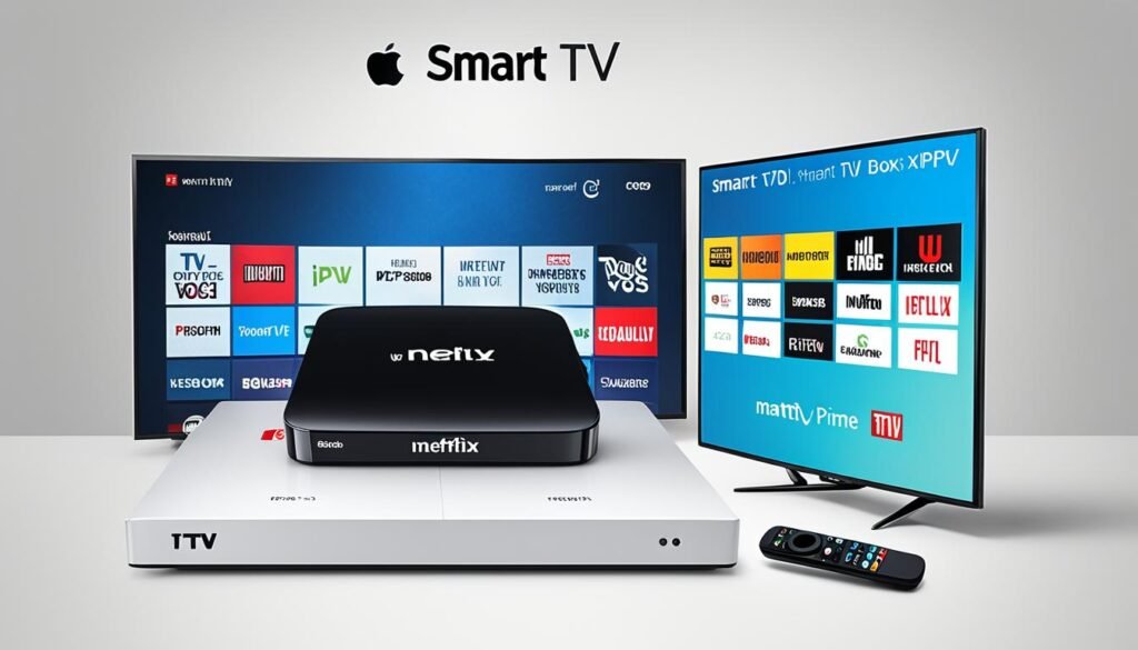 smart TV box comparison with dedicated IPTV box